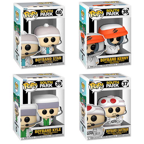 Funko TV - South S6 Vinyl Figures - OF 4 BOYBAND MEMBERS (Kyle, Cartman, Kenny & Stan): BBToyStore.com - Toys, Plush, Trading Cards, Action Figures & Games online retail