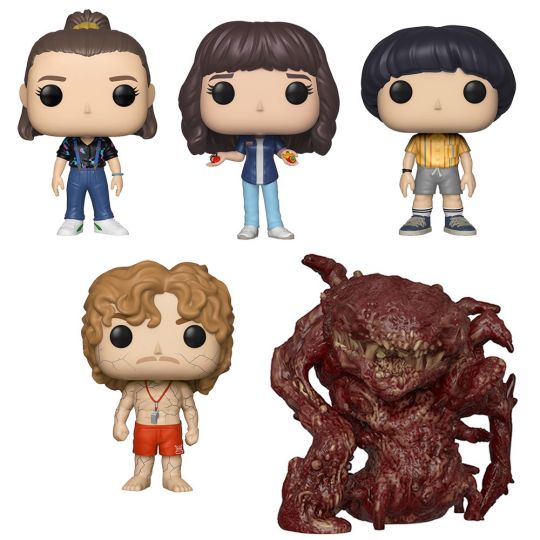 stranger things pop vinyl set