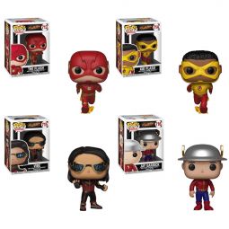 Funko POP! Television - The Flash S2 Vinyl Figures - SET OF 4 (Kid Flash, Jay Garrick, Vibe +1) Funko POP! Television - The Flash S2 Vinyl Figures - SET OF 4 (Kid Flash, Jay Garrick, Vibe +1)
