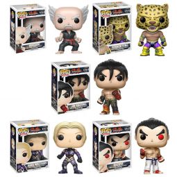 Funko POP! Games - Tekken Vinyl Figures - SET OF 5 (Jin, Nina, TK, Kazuya & Heihachi) Funko POP! Games - Tekken Vinyl Figures - SET OF 5 (Jin, Nina, TK, Kazuya & Heihachi)