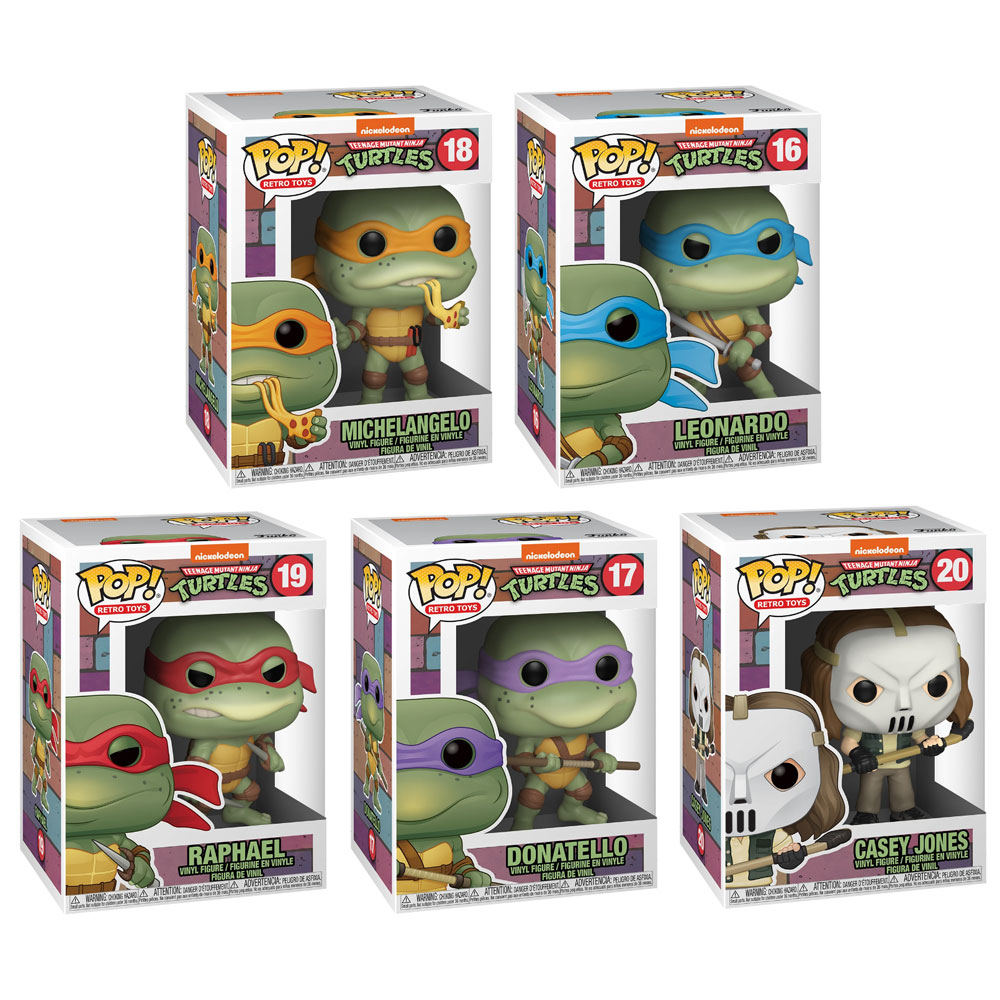 Funko POP! Teenage Mutant Ninja Turtles (TMNT) S3 Vinyl Figures - SET OF 5