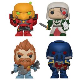 Funko POP! Games - Warhammer 40K Vinyl Figures - SET OF 4 (Marine, Intercessor +2)(Ships May) Funko POP! Games - Warhammer 40K Vinyl Figures - SET OF 4 (Marine, Intercessor +2)(Ships May)