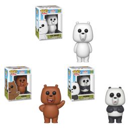 Funko POP! Animation - We Bare Bears Vinyl Figures - SET OF 3 (Ice Bear, Grizz & Panda)(Ships March) Funko POP! Animation - We Bare Bears Vinyl Figures - SET OF 3 (Ice Bear, Grizz & Panda)(Ships March)