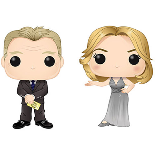 Funko POP! Television - Wheel of Fortune Vinyl Figures - SET OF 2 (Pat Sajak & Vanna)