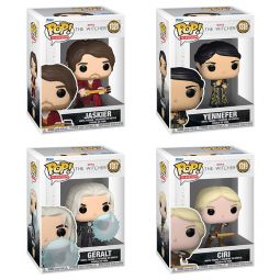 Funko POP! Television - The Witcher S3 Vinyl Figures - SET OF 4 [Ciri, Geralt, Jaskier +1]