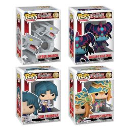 Funko POP! Animation - Yu-Gi-Oh! S3 Vinyl Figures - SET OF 4 [Zane Truesdale, Cyber Dragon +2]
