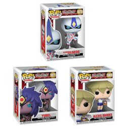 Funko POP! Animation - Yu-Gi-Oh! S4 Vinyl Figures - SET OF 3 [Alexis Rhodes, E-Hero Neos & Yubel]