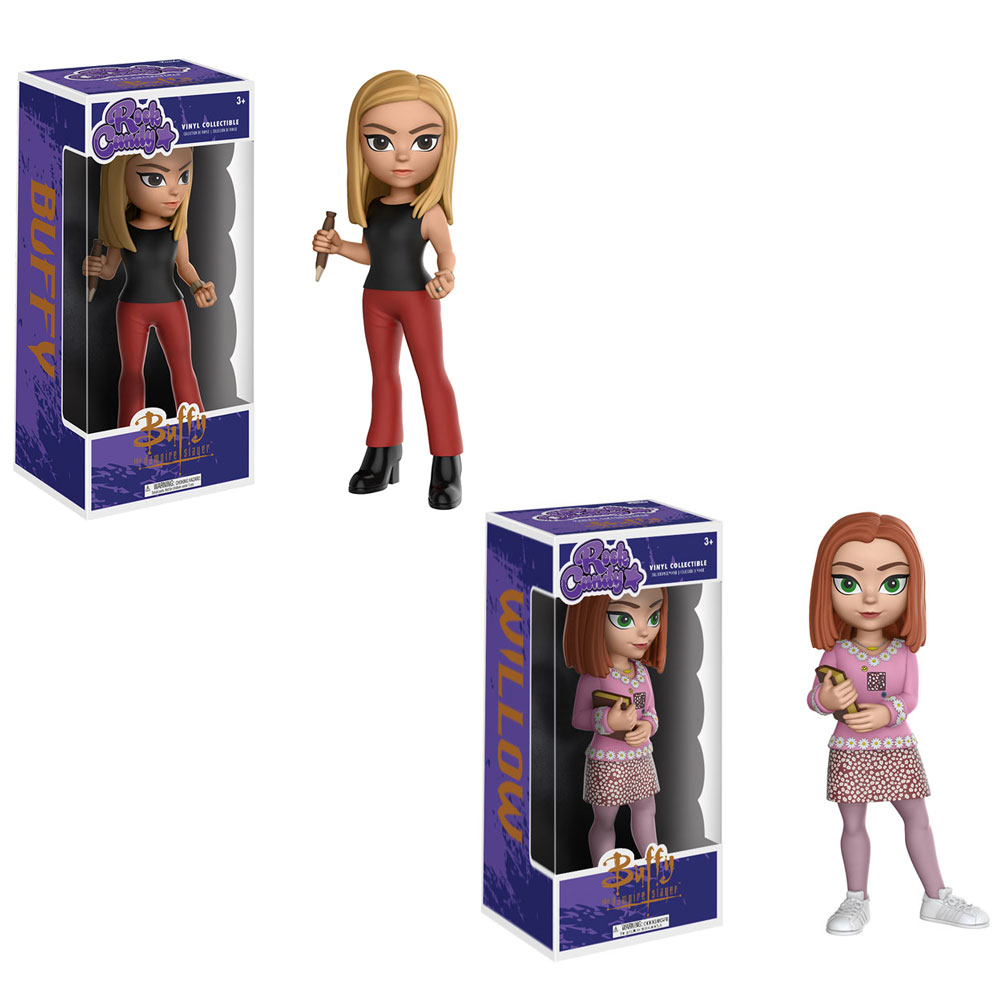 Funko Rock Candy - Buffy the Vampire Slayer Vinyl Figures - SET OF 2 (Buffy & Willow)