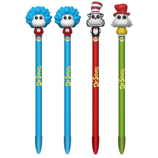 Funko Collectible Pens with Toppers - Dr. Seuss Series 1 - SET OF 4