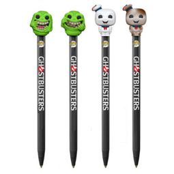Funko Collectible Pens with Toppers - Ghostbusters - SET OF 4 (2 Slimers & 2 Stay Puft)