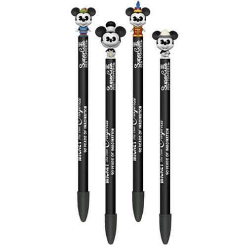 Funko Collectible Pen with Topper - Mickey's 90th Anniversary - SET OF 4