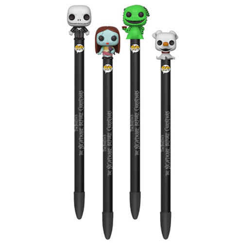 Funko Collectible Pen with Toppers - Nightmare Before Christmas 25 Years - SET OF 4