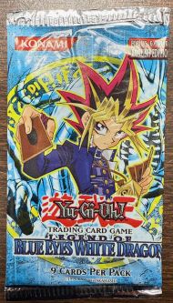 Yu-Gi-Oh Cards - Blue Eyes White Dragon - Booster Pack