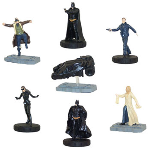 Batman The Dark Knight Rises - Mystery Figures - Set of 7 (2 Batman, Bane, Catwoman, Tumbler & more)