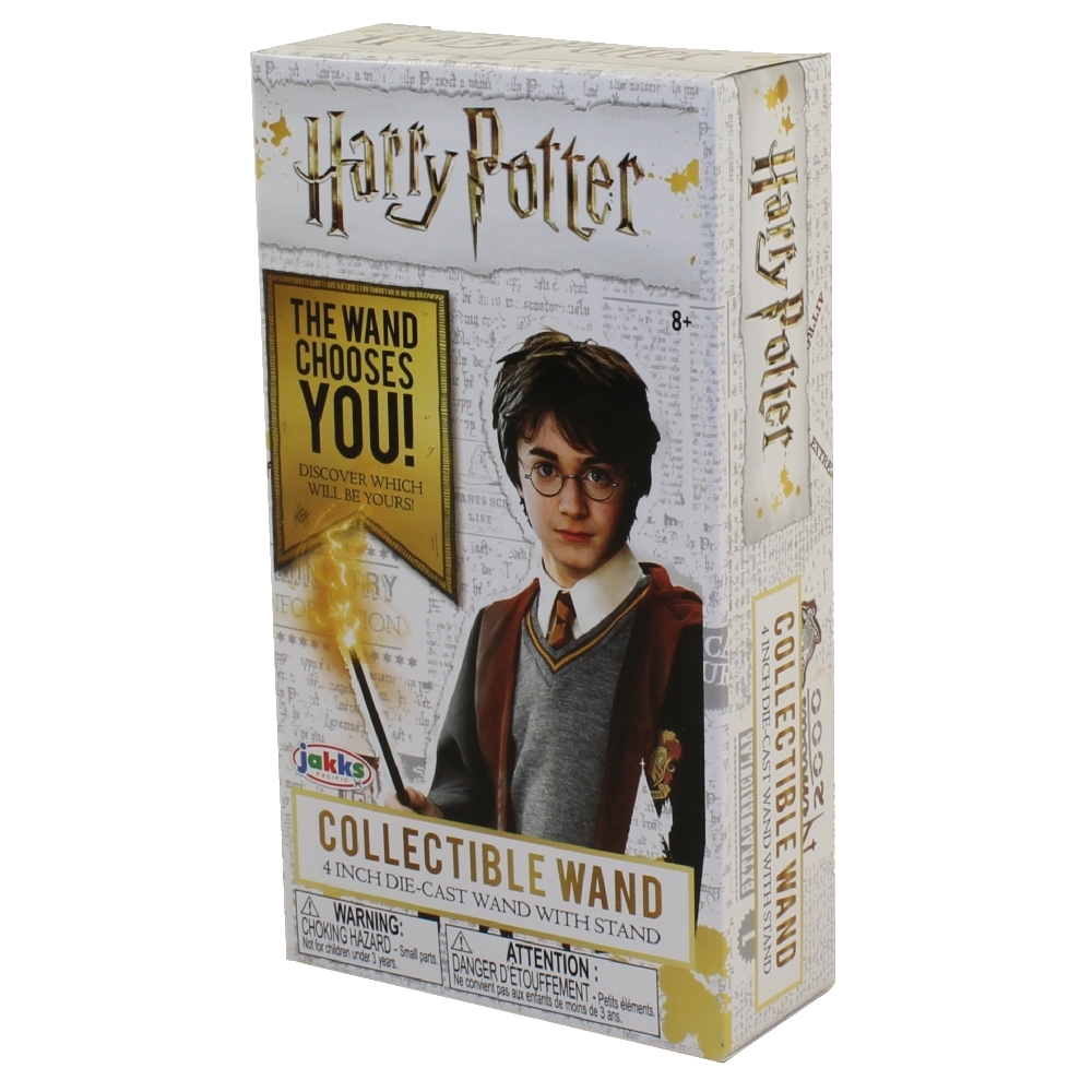 Jakks Pacific - Harry Potter Collectible Die-Cast Wand - BLIND BOX (1 random wand & stand)(4 inch)