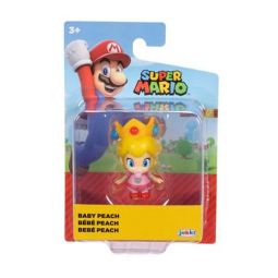 Jakks Pacific Toys - Super Mario Nintendo Figure - BABY PEACH (2 inch)