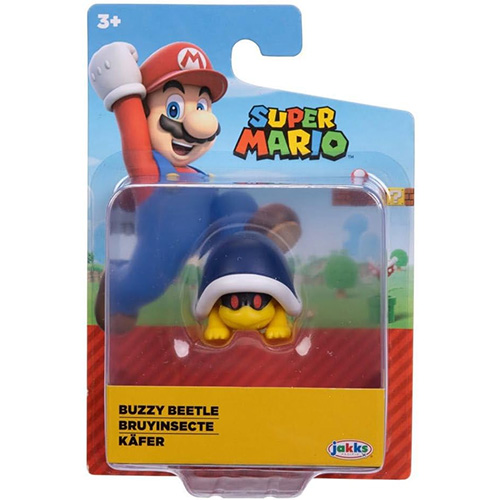 Jakks Pacific Toys - Super Mario Nintendo Figure - BUZZY BEETLE (1.5 inch)