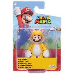 Jakks Pacific Toys - Super Mario Nintendo Figure - CAT MARIO (2.5 inch)