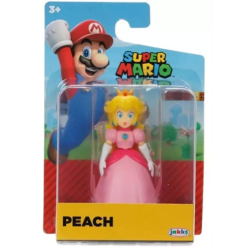 Jakks Pacific Toys - Super Mario Nintendo Figure - PRINCESS PEACH (3 inch)