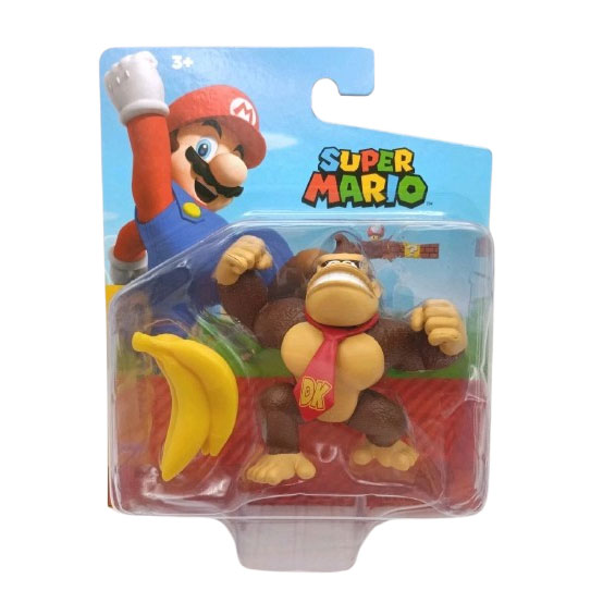 Jakks Pacific Toys - Super Mario Nintendo Figure - DONKEY KONG with Bananas (3 inch)