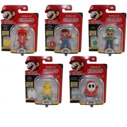 Jakks Pacific Toys - World of Nintendo Wave 13 Figures - SET OF 5 (Luigi, Shy Guy, Koopa +2)(4 inch) Jakks Pacific Toys - World of Nintendo Wave 13 Figures - SET OF 5 (Luigi, Shy Guy, Koopa +2)(4 inch)