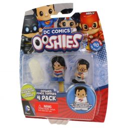Jakks Pacific Toys - Ooshies Pencil Toppers - DC Comics S1 - 4-PACK (Wonder Woman, Glow Grn Arrow +2