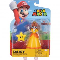 Jakks Pacific Toys - Super Mario Figure Pack - DAISY with Super Star (4 inch)