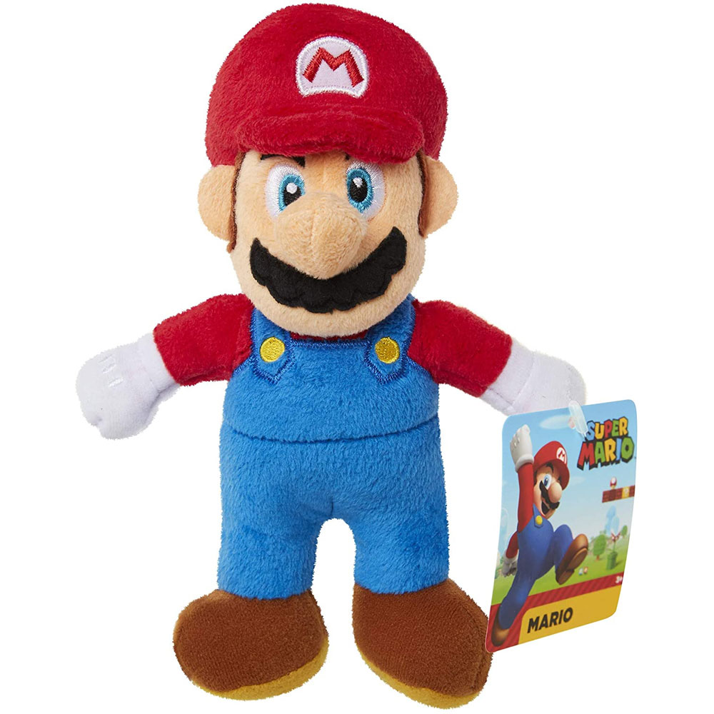 Jakks Pacific - World of Nintendo Super Mario Plush - MARIO (7.5 inch)