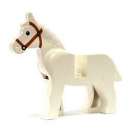 LEGO Animal Minifigure - WHITE HORSE