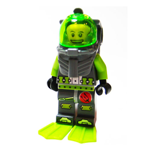 LEGO Minifigure - Atlantis - BOBBY (Diver)