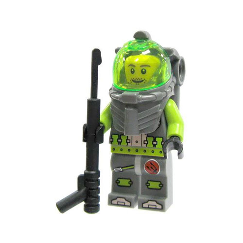 LEGO Minifigure - Atlantis - LANCE SPEARS with Spear Gun (Diver)