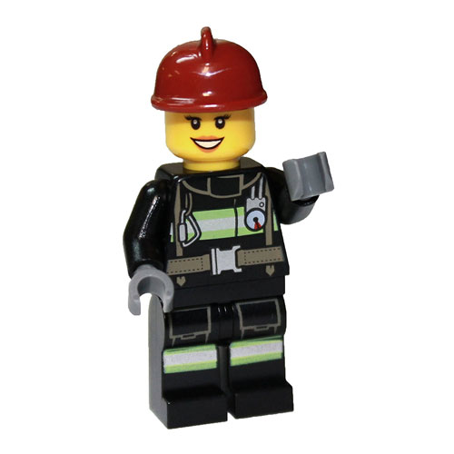 LEGO Minifigure - City - FIREFIGHTER (Female)