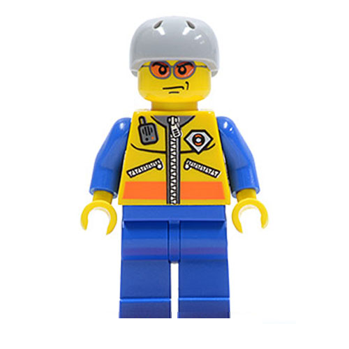 LEGO Minifigure - City - HELICOPTER RESCUE SWIMMER