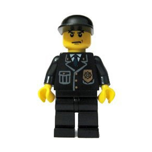 LEGO Minifigure - City - POLICE OFFICER with Black Cap