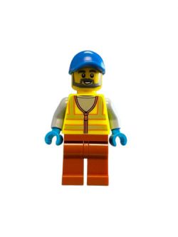 LEGO Minifigure - City - RECYCLING WORKER (Male)
