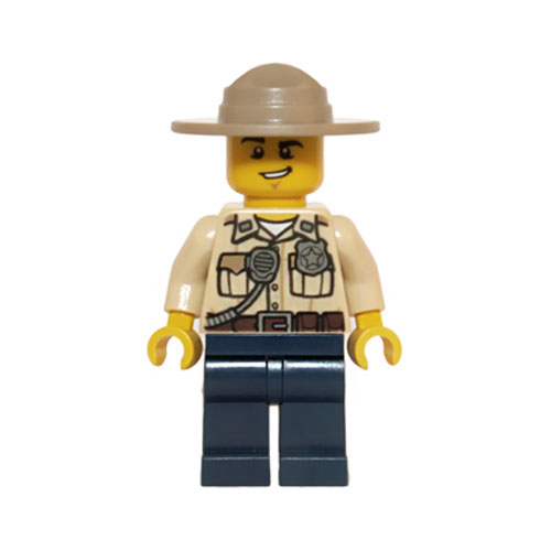 LEGO Minifigure - City - SWAMP POLICE SHERIFF