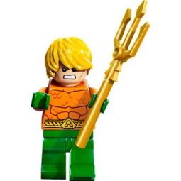 LEGO Minifigure - DC Comics Super Heroes - AQUAMAN with Trident