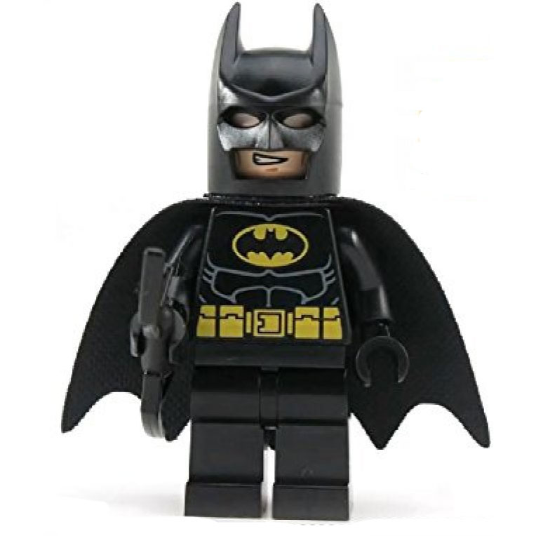 LEGO Minifigure - DC Comics Super Heroes - BATMAN with Cape & Batarang (Yellow Belt)