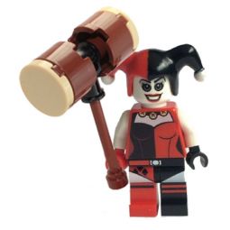 LEGO Minifigure - DC Comics Super Heroes - HARLEY QUINN with Mallet