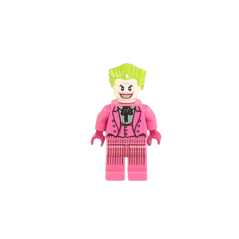 LEGO Minifigure - DC Comics - THE JOKER (Dark Pink Suit, Wide Grin)