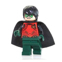 LEGO Minifigure - DC Comics Super Heroes - ROBIN with Cape (Dick Grayson)