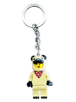 LEGO Minifigure - FRENCH BULLDOG GUY (Keychain)