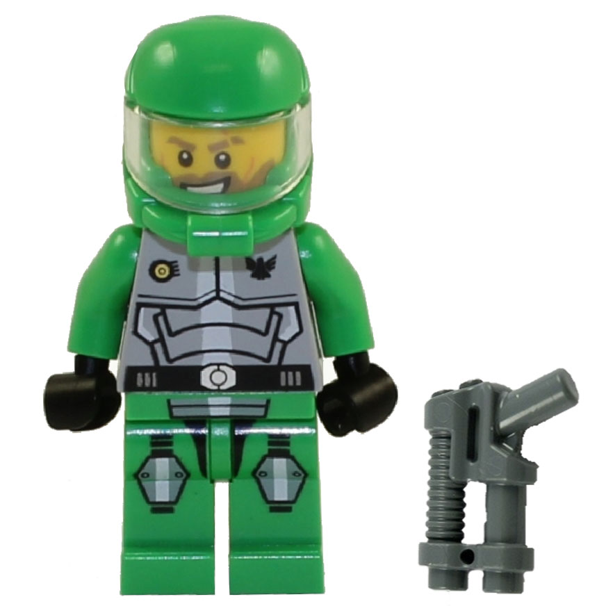LEGO Minifigure - Galaxy Squad - CHUCK STONEBREAKER with Pistol