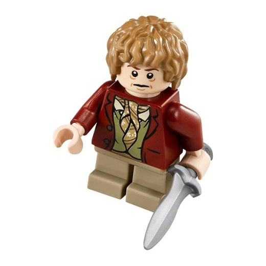 LEGO Minifigure - The Hobbit - BILBO BAGGINS (Red Jacket)