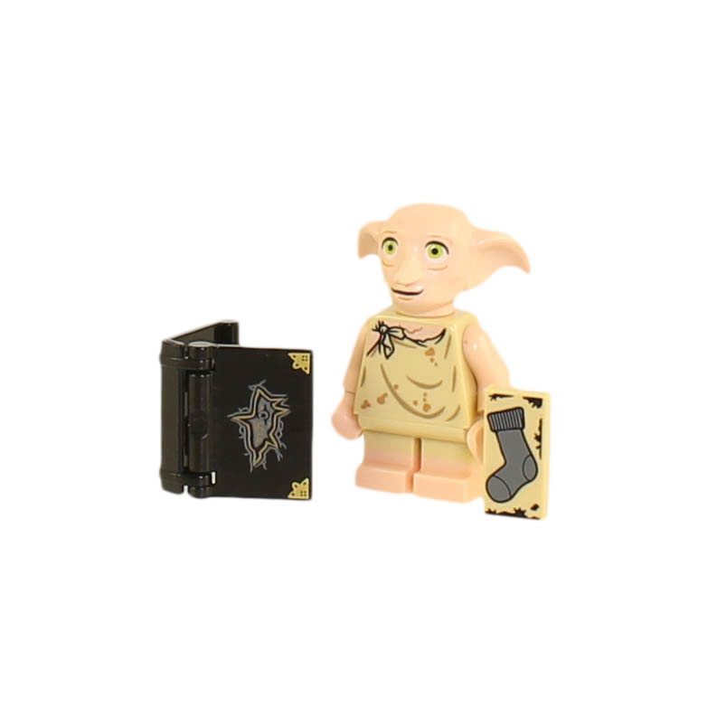 LEGO Minifigure Harry Potter DOBBY the House Elf w/ Sock & Book