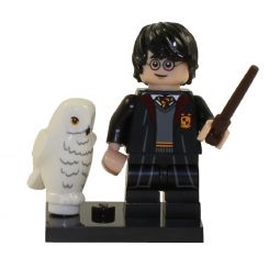 LEGO Minifigure - Harry Potter - HARRY POTTER with Wand & Hedwig (Hogwarts Uniform)