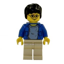 LEGO Minifigure - Harry Potter -HARRY POTTER in Bright Blue Shirt (Yellow Version)