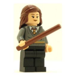 LEGO Minifigure - Harry Potter - HERMIONE GRANGER in Gryffindor Sweater with Wand