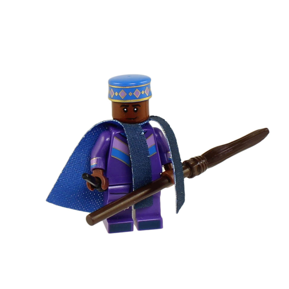 LEGO Minifigure - Harry Potter - KINGSLEY SHACKLEBOLT w/ Wand & Broom