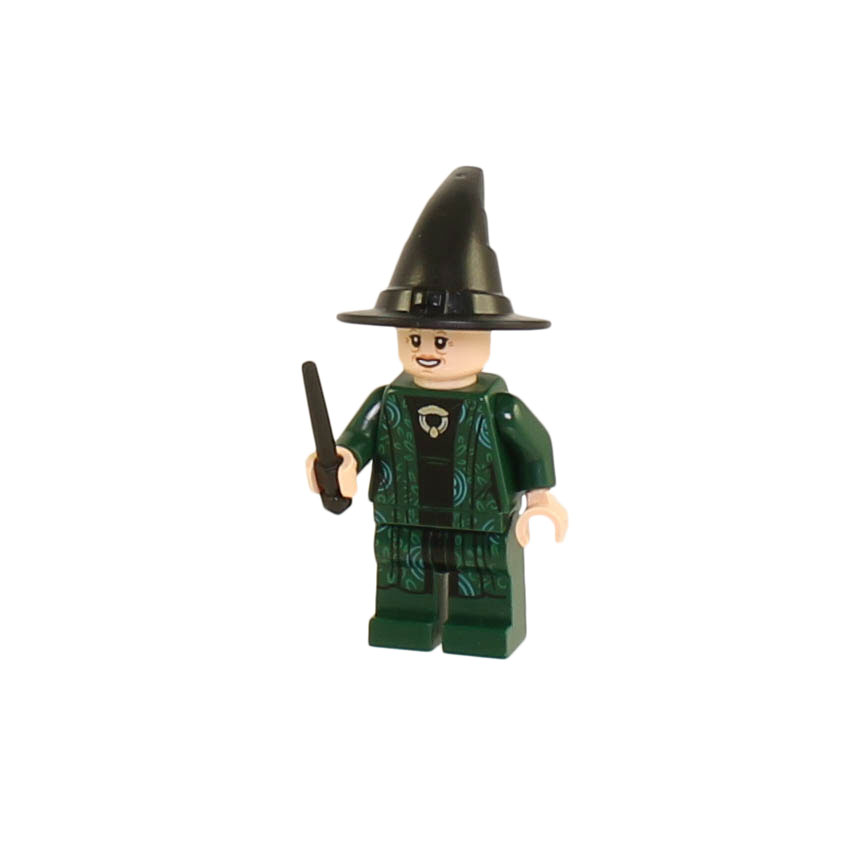 LEGO Minifigure - Harry Potter - PROFESSOR MINERVA MCGONAGALL (Dual Sided Head)